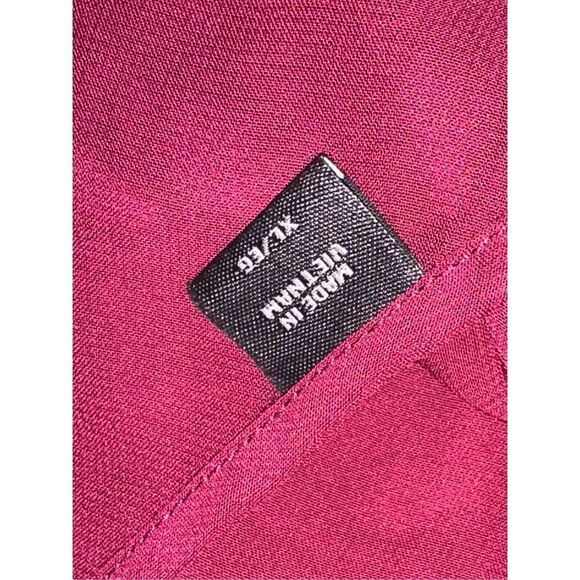 Plum color sheer spaghetti strap blouse size XL GREAT CONDITION - Picture 3 of 4